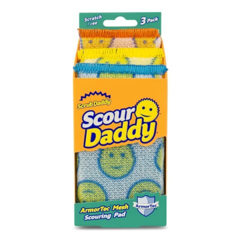 3-Count Scour Daddy, Yellow, Synthetic, sold by At Home