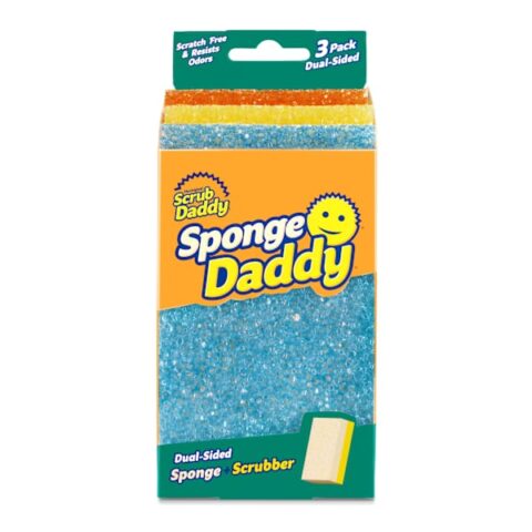 3-Count Sponge Daddy, Yellow, Synthetic, sold by At Home