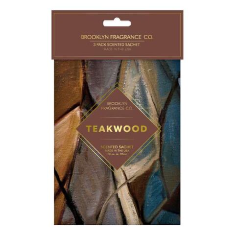 3-Count Teakwood Scented Sachets, Paper, sold by At Home