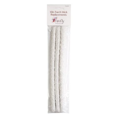 3-Count Torch Wick Replacements, 12", White, sold by At Home