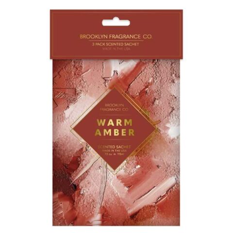 3-Count Warm Amber Scented Sachets, Paper, sold by At Home