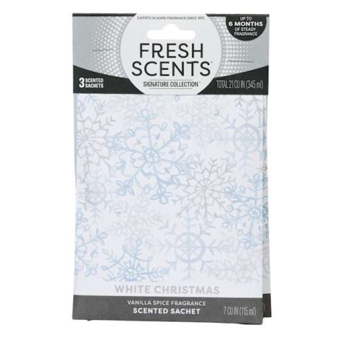 3-Count White Christmas Scented Sachets, Paper, sold by At Home