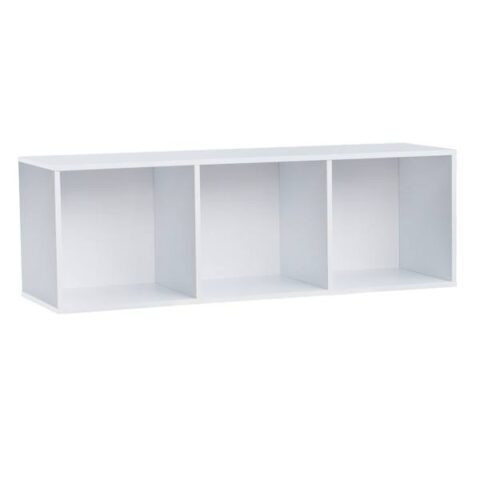 3-Cube Modular Storage System, White, Wood, sold by At Home