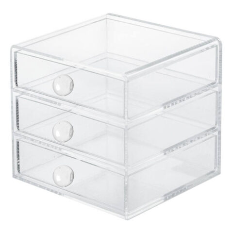 3-Drawer Clear Modern Organizer, Acrylic, sold by At Home