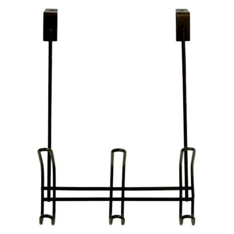 3-Hook Over The Door Hanger, Bronze, Brown, Metal, sold by At Home
