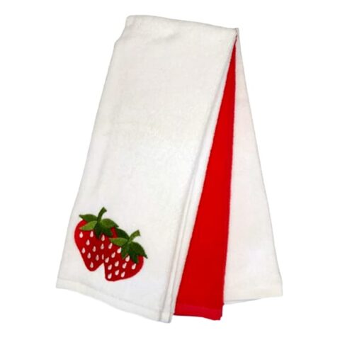 3-Pack Red Strawberries Hand Towel Set, Cotton, sold by At Home