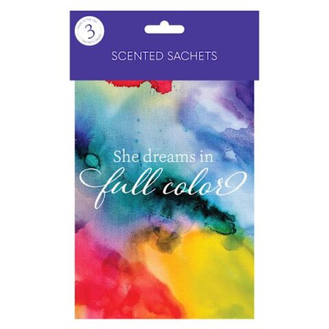3-Pack She Dreams In Color Scented Sachets, Paper, sold by At Home