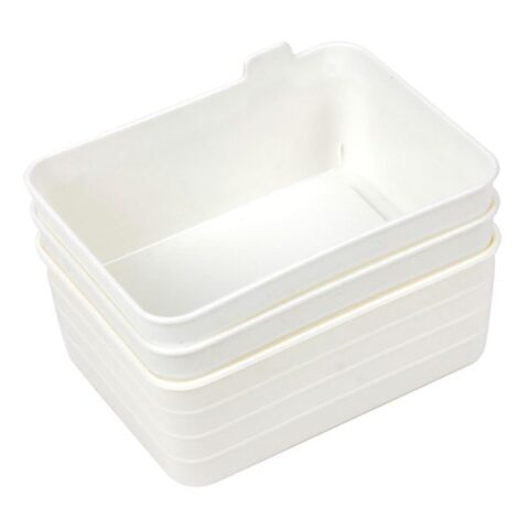3-Pack Storage Sort Bin, White, Plastic, sold by At Home