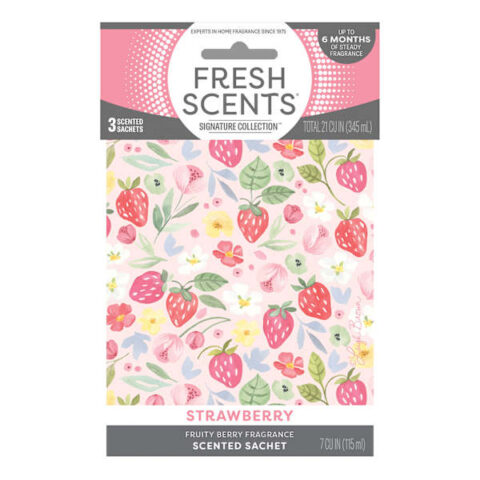 3-Pack Strawberry Scented Sachets, Paper, sold by At Home