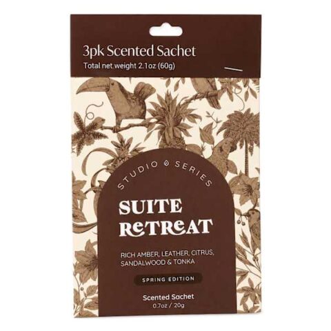 3-Pack Suite Retreat Scented Sachets, Brown, Paper, sold by At Home