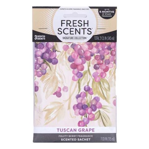 3-Pack Tuscan Grape Scented Sachets, Paper, sold by At Home