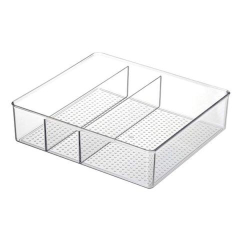 3-Section Clear Drawer Storage Bin, Plastic, sold by At Home