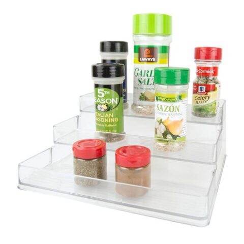 3-Tier Clear Spice Rack, Plastic, sold by At Home