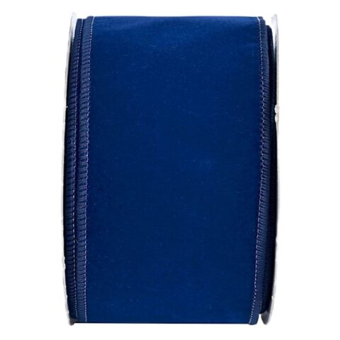 30-Yard Blue Velvet Jumbo Roll, 2.5", Fabric, sold by At Home