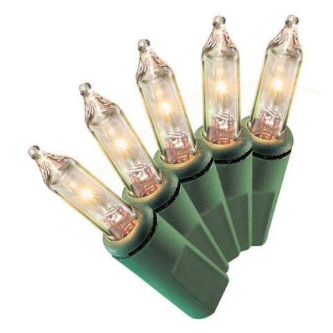 300-Count Clear Mini String Light Reel, Plastic, sold by At Home