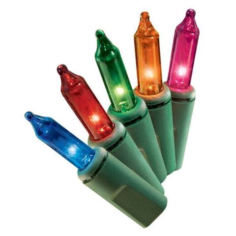 300-Count Multicolor Mini String Light Reel, Plastic, sold by At Home