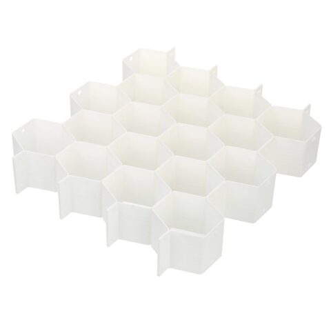 34-Compartment White Drawer Organizer, Plastic, sold by At Home