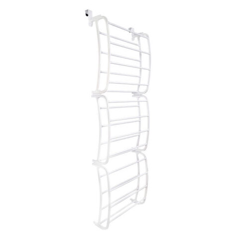 36-Pair Over The Door Shoe Organizer, White, Plastic, sold by At Home