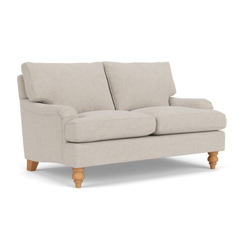 2 Seater Sofa – Natural – Aquaclean Oxford – Morris – The Cotswold Company