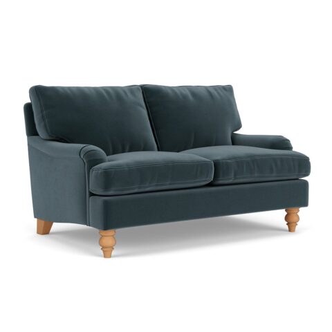 2 Seater Sofa – Night Sky – Matt Velvet – Morris – The Cotswold Company