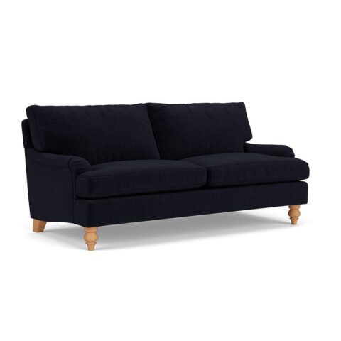 3 Seater Sofa – Ink – Eco Chenille – Morris – The Cotswold Company