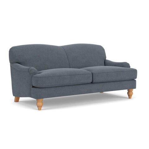 3 Seater Sofa – Indigo – Rustic Weave – Ashbee – The Cotswold Company