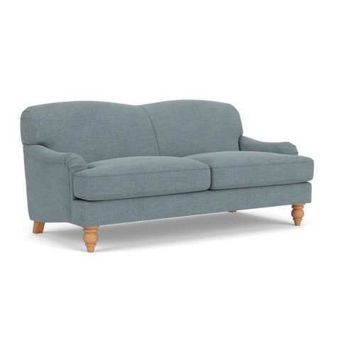 3 Seater Sofa – Teal Marl – Rustic Weave – Ashbee – The Cotswold Company