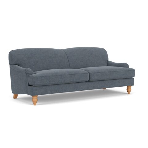 4 Seater Sofa – Indigo – Rustic Weave – Ashbee – The Cotswold Company