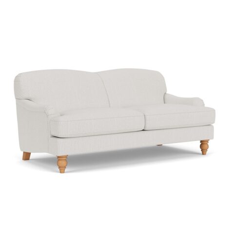3 Seater Sofa – Grey – Broadway Stripe – Ashbee – The Cotswold Company