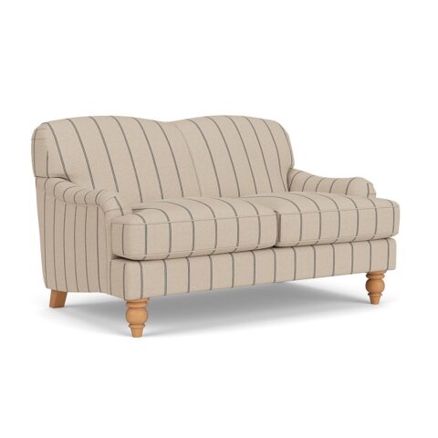 2 Seater Sofa – Charcoal – Compton Stripe – Ashbee – The Cotswold Company
