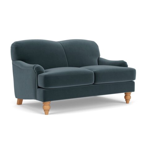 2 Seater Sofa – Night Sky – Matt Velvet – Ashbee – The Cotswold Company