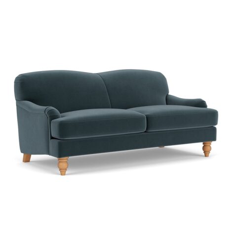 3 Seater Sofa – Night Sky – Matt Velvet – Ashbee – The Cotswold Company