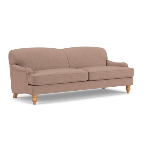 4 Seater Sofa – Dusky Rose – Eco Chenille – Ashbee – The Cotswold Company