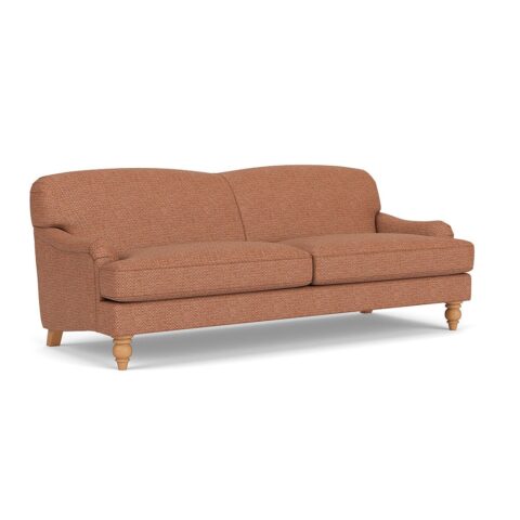 4 Seater Sofa – Brick – Herringbone Weave – Ashbee – The Cotswold Company