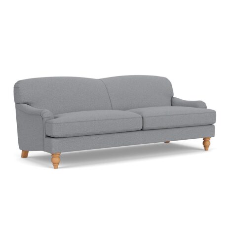 4 Seater Sofa – Blue Marl – House Weave – Ashbee – The Cotswold Company