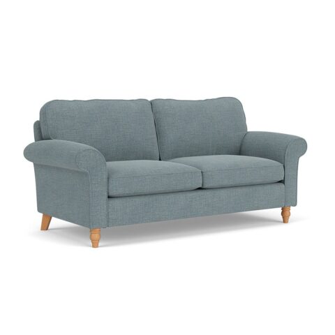 3 Seater Sofa – Teal Marl – Rustic Weave – Hurley – The Cotswold Company