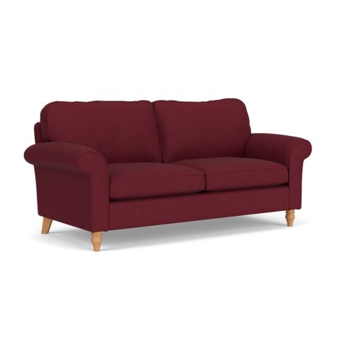 3 Seater Sofa – Rosehip – House Linen Mix – Hurley – The Cotswold Company