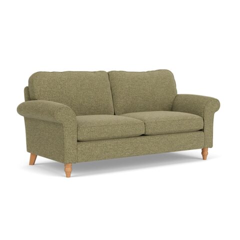3 Seater Sofa – Sage – Aquaclean Oxford – Hurley – The Cotswold Company