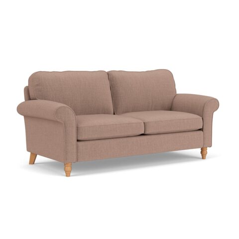 3 Seater Sofa – Dusky Rose – Eco Chenille – Hurley – The Cotswold Company