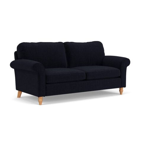 3 Seater Sofa – Ink – Eco Chenille – Hurley – The Cotswold Company
