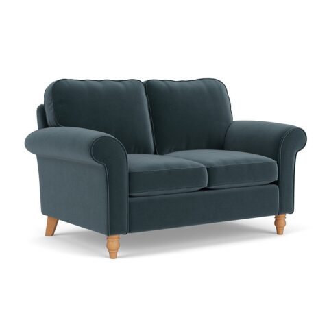 2 Seater Sofa – Night Sky – Matt Velvet – Hurley – The Cotswold Company