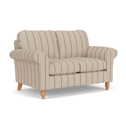 2 Seater Sofa – Charcoal – Compton Stripe – Hurley – The Cotswold Company