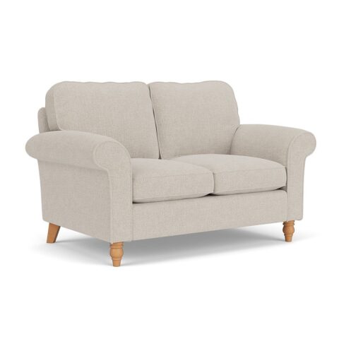 2 Seater Sofa – Natural – Aquaclean Oxford – Hurley – The Cotswold Company