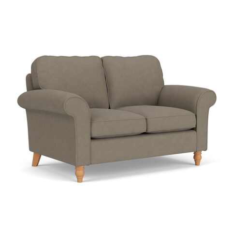 2 Seater Sofa – Mid Grey – House Linen Mix – Hurley – The Cotswold Company