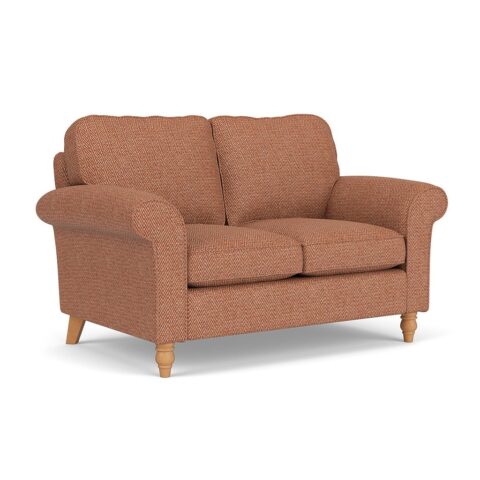 2 Seater Sofa – Brick – Herringbone Weave – Hurley – The Cotswold Company