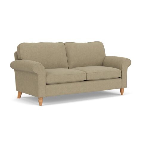 3 Seater Sofa – Green Marl – House Weave – Hurley – The Cotswold Company