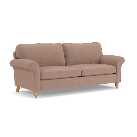 4 Seater Sofa – Dusky Rose – Eco Chenille – Hurley – The Cotswold Company