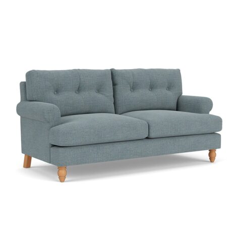 3 Seater Sofa – Teal Marl – Rustic Weave – Talbot – The Cotswold Company