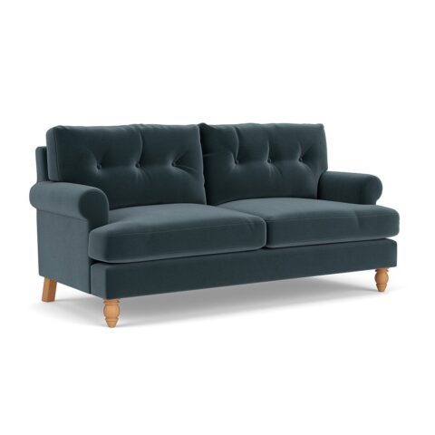 3 Seater Sofa – Night Sky – Matt Velvet – Talbot – The Cotswold Company