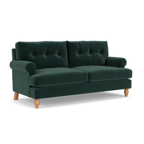 3 Seater Sofa – Lake – Matt Velvet – Talbot – The Cotswold Company
